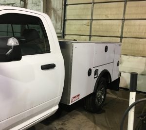 Truck Craft, Aluminum Service body on a Dodge Chassis